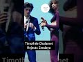 Timothée Chalamet rejects Zendaya #shorts #timothéechalamet #zendaya #tomholland