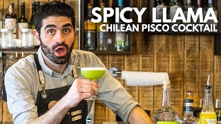 The Spicy Llama | AMAZING Chilean Pisco Cocktail