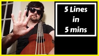 5 Bass Lines Every U-Bass Player Should Know! (In 5 Minutes)