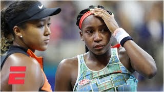 Coco Gauff and Naomi Osaka's emotional joint postmatch interview | 2019 US Open