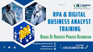 LESSON 4: Basics Of Robotics Process Automation | RPA & Digital Business Analyst Training