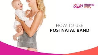 How to use Mamaway postnatal belly band