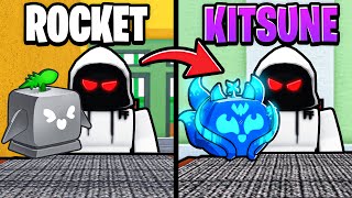 Trading From ROCKET To KITSUNE in One Video.. (Blox Fruits)