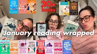 January Reading Wrapped | 20+ Books 📖🥹✨