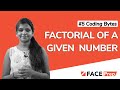 C program to find factorial of a number in C |  Factorial program in C | #5 Coding Bytes