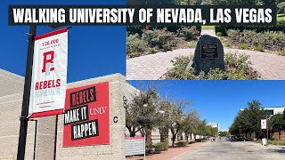 Walking University of Nevada, Las Vegas | UNLV College Campus Walk-Through | Las Vegas, Nevada