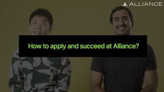 How to Apply and Succeed at Alliance