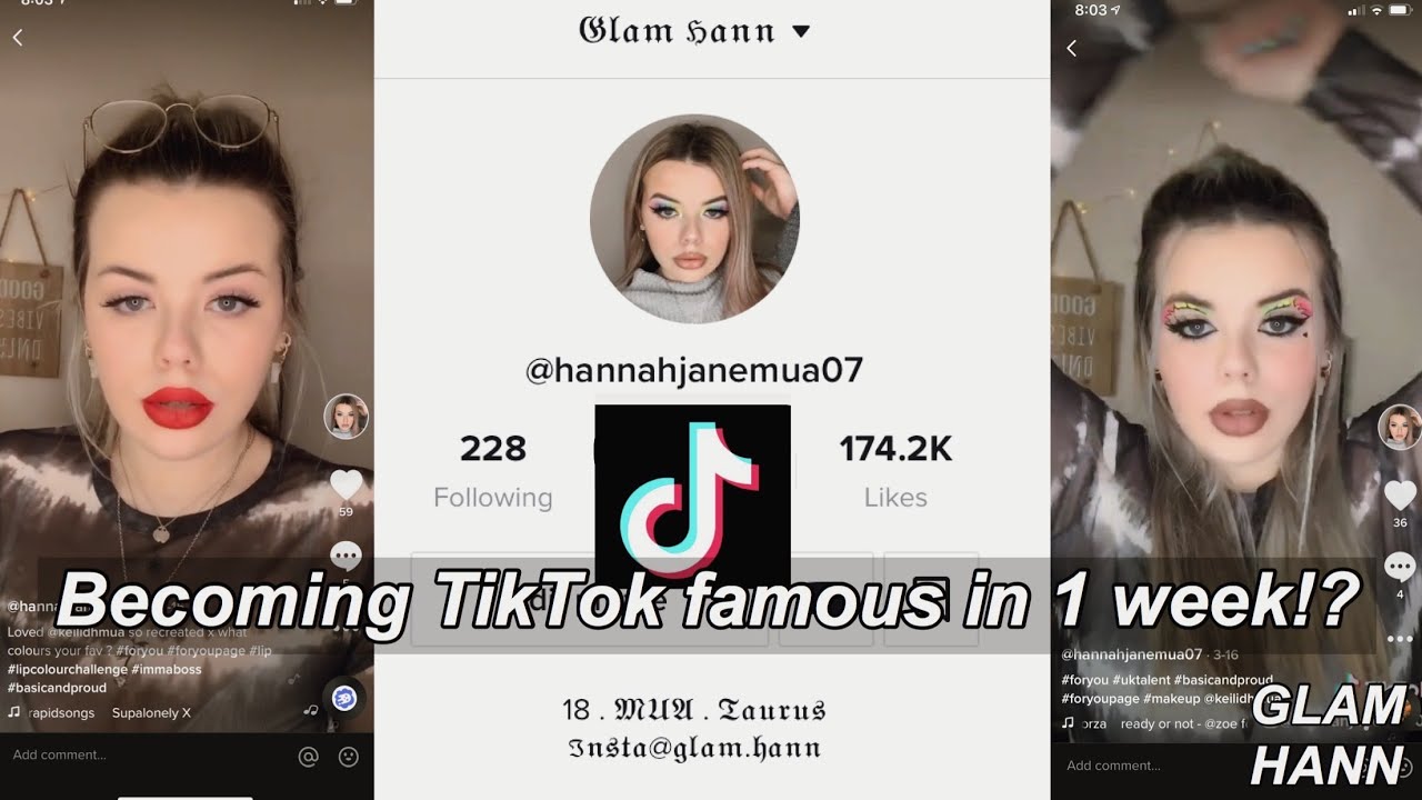 TRYING TO BECOME TIKTOK FAMOUS IN ONE WEEK! - YouTube