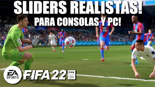 TE PRESENTO ESTOS NUEVOS SLIDERS REALISTAS EN FIFA 22 PARA PS4, PS5, XBOX Y PC! EL CAMBIO ES BRUTAL!