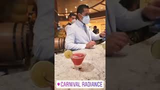 The BEST MARTINI on the CARNIVAL RADIANCE || Alchemy Bar on The CARNIVAL Cruise Line!