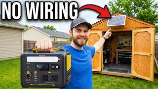 Solar Power your Tool Shed The EASY WAY!