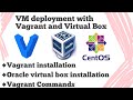 VM deployment with Vagrant and Virtual Box | Vagrant commands