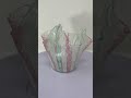 Vintage Handkerchief Vase from Murano