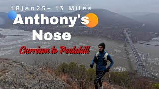 New York Trail Running | Garrison to Peekskill in Rain | Anthony's Nose