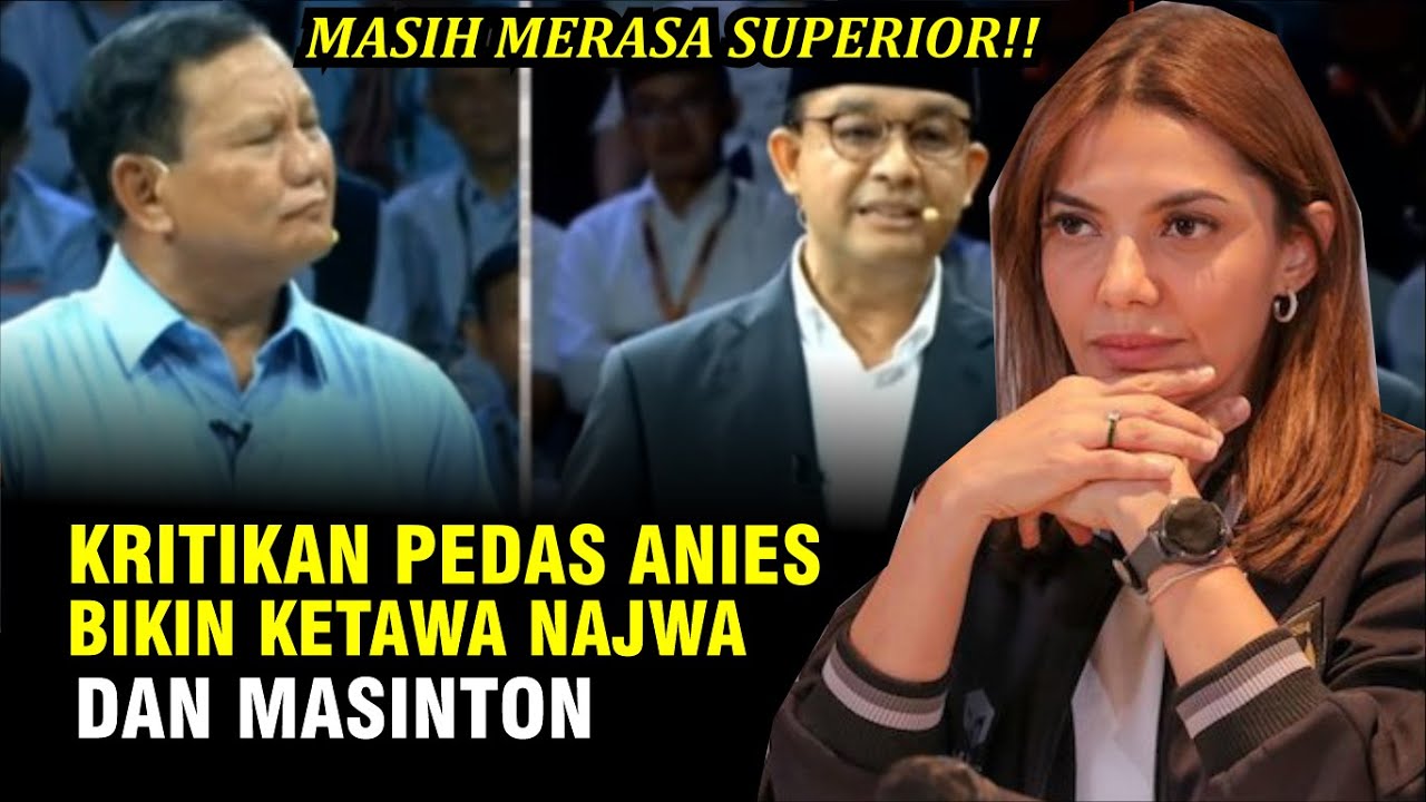 DEBAT ANIES VS PRABOWO NAJWA SHIHAB DAN MASINTON KETAWA - YouTube