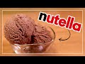 NUTELLA ICE CREAM | Without ice cream machine and SUPER CREAMY