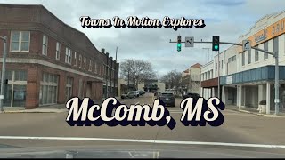 Explore McComb MS via Dash Cam