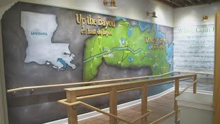 Welcoming visitors to the bayou at Louisiana's Cajun Bayou Visitor Center in Raceland