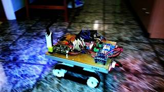BeagleBone Black Rover 5 Python testing with programmed path
