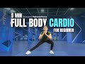 5 MINUTES FULL BODY CARDIO FOR BEGINNER | 5 Menit Cardio Full Body untuk pemula | SWEATY & BURN FAT