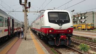 INV (TI) Trenitalia Long Haul (E464.281 Sun+ E464.360 Frecciabianca + E464.375 Frecciabianca)