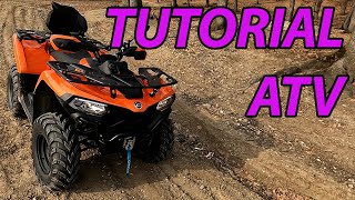 Tutorial cum sa te dai cu atv u 💪😎