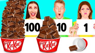 100 Layers of Food Challenge | Funny Moments by Fun Challenge