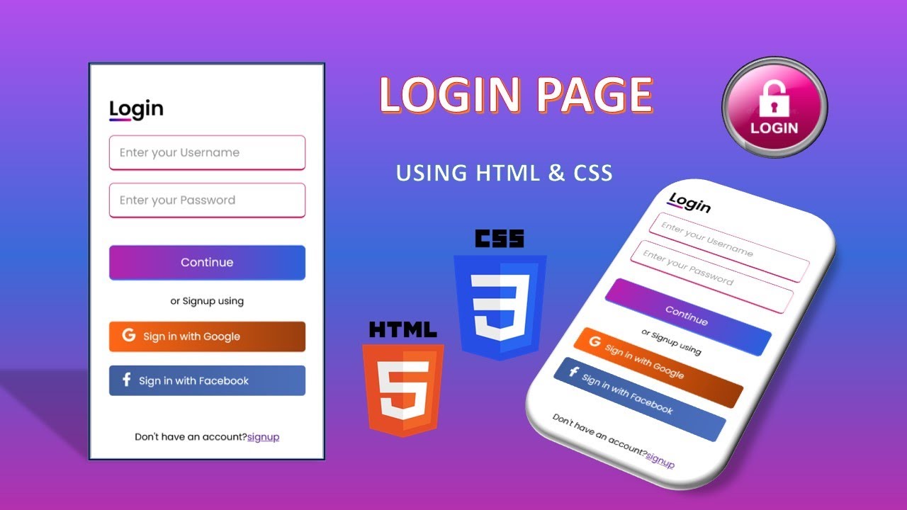 How To Create A Animated Login Page Using Html And Css Login Form How To Create A Animated Login Page Using Html And Css Login Form
