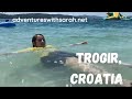 Beach Day in Trogir, Croatia