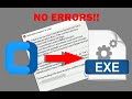 How to convert Custom-Tkinter-File to .EXE without Errors.
