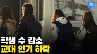 학생 수는 줄어들고 교사 채용도 감소하면서 교육대학교 경쟁률도 낮아져 / KBS뉴스(News) 충북 / KBS청주