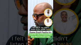 Dame Dash Faults Irv Gotti For Jay Z Flopped Diss Record Towards Nas, Super Ugly @CamCaponeNews