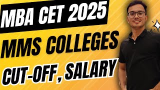 MBA CET 2024: Top MMS Colleges | Cut-Offs for All Categories | Avg. Placements