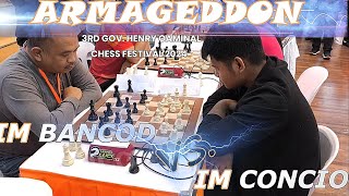 IM MICHAEL CONCIO Jr. vs IM RONALD BANCOD | 3RD GOV. HENRY S. OAMINAL CHESS FESTIVAL 2024