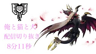 【MHR SUNBREAK demo】メル・ゼナ チャージアックス 8'11 俺と猫と犬と声/ Malzeno charge blade