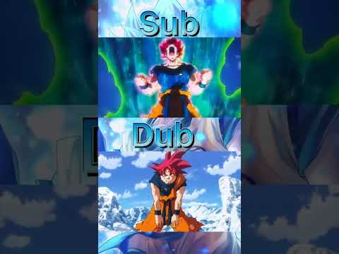 Dragon Ball Super Dub Vs Sub - YouTube