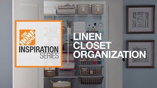 Linen Closet Organization | The Home Depot