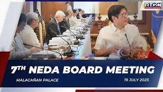 7th NEDA Board Meeting