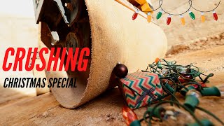 Crushing Christmas things - EXPERIMENT with a road roller
