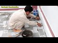 how to install yard with ceramic tiles project building brick yard