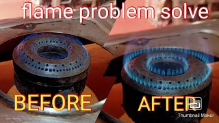 Gas stove low flame problem  solve