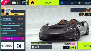 Asphalt 9 Legends - McLaren Elva - racing car gameplay - (android, ios)
