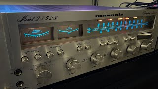 Marantz 2252B CLEANING THE POTS #marantz #vintageaudio #stereo #musicsystem #integratedamplifier