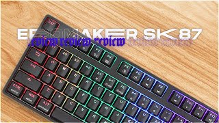 clickity clack // Epomaker SK87 Gateron Optical Red Sound Test