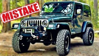 MY TOP 5 MISTAKES SINCE BUYING A JEEP (learn from me)
