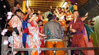 令和6年 芳野区 1日目クライマックス 左義長囃子 勝山左義長まつり