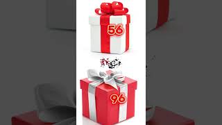 Choose s your gifts.... 56 OR 96 how lock are you game shorts #gift