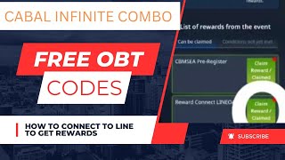 Cabal infinite combo free codes OBT