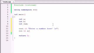 C++ Programming Tutorials 5 Creating a Basic Calculator