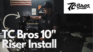 TC Bros Riser Install on my HD Low Rider S!